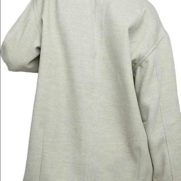 New Free People Hannah Slouchy Boyfriend Oregano Blazer Coat Jacket NWT Large - Picture 8 of 15